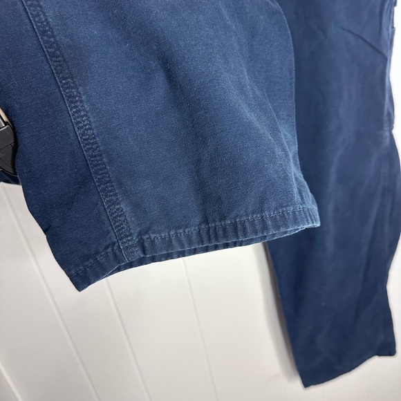 Carhartt B159 Navy Blue Canvas Work Pants Jeans - Picture 7 of 11